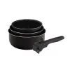 Набор ковшей Bergner Click & cook black 16/18/20 см (BG-31602-BK)