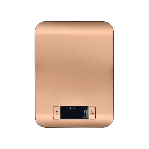 Весы кухонные Bergner Copper 0-5 кг медные (BG-50058-CP)