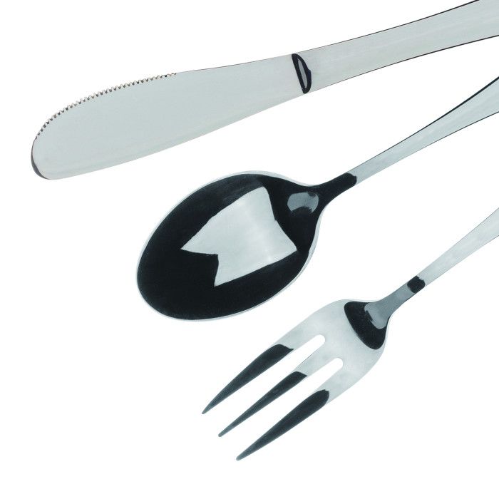 Набір дитячих столових приборів Bergner Munich silver shiny 3 предмети (BG-5137-SL)