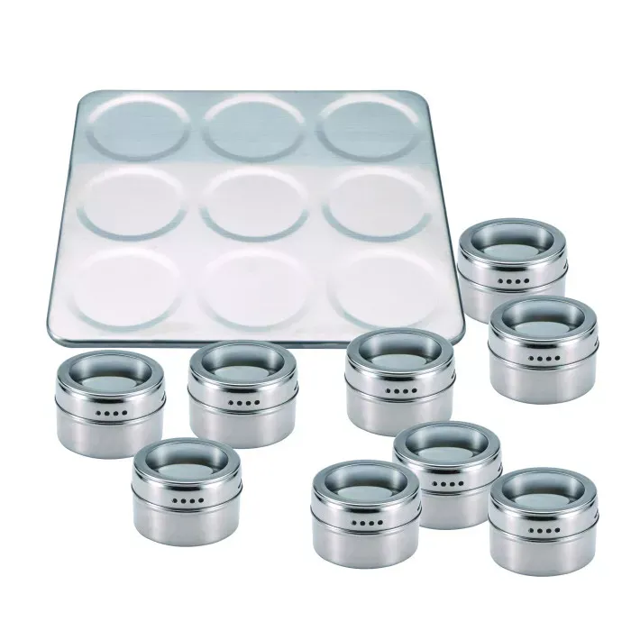 Набір ємностей для спецій Masterpro Foodies collection 10 предметів (BGMP-6101-6)