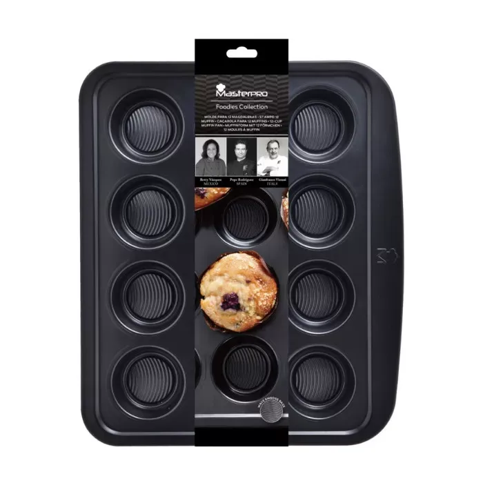Форма для випікання мафінів MasterPro Foodies collection на 12 маффінів (BGMP-7342)