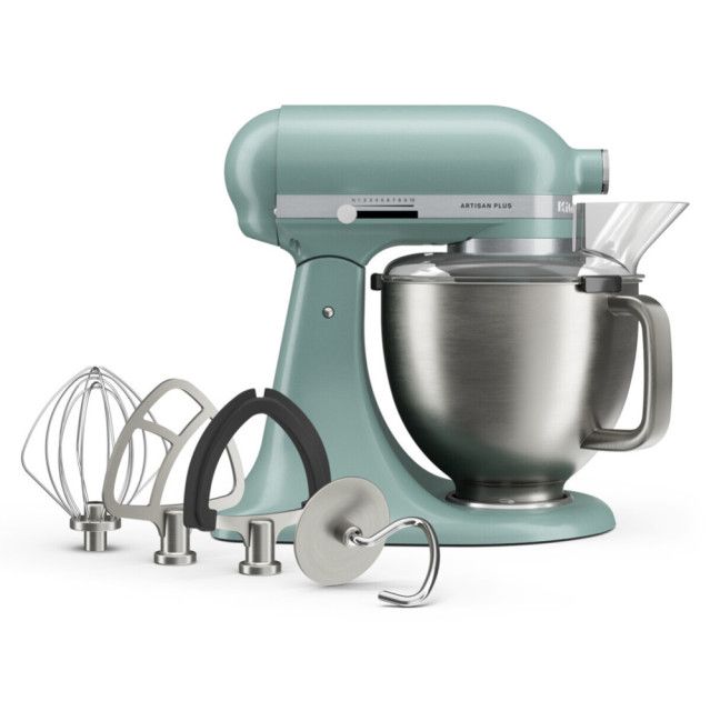 Кухонна машина KitchenAid Artisan Plus 4,7 л 5KSM50PKVEMJ з відкидним блоком, м'ятний коктейль