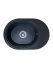 Кухонная мойка Adamant OVALE черная 610x420x180 мм, с крылом