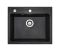 Кухонная мойка Adamant PRIZMA черная 590x495x200 мм, без крыла
