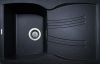Кухонная мойка Adamant NEW LINE черная 780x495x235 мм, с крылом