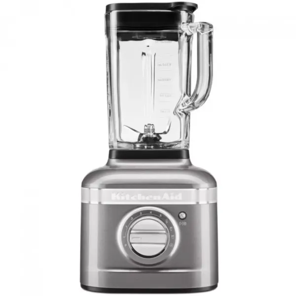 Блендер KitchenAid Artisan K400 1,4 л 5KSB4026EMS зі скляним стаканом срібний медальйон
