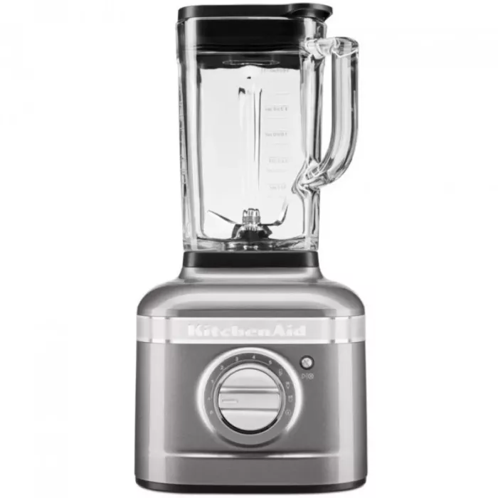Блендер KitchenAid Artisan K400 1,4 л 5KSB4026EMS зі скляним стаканом срібний медальйон