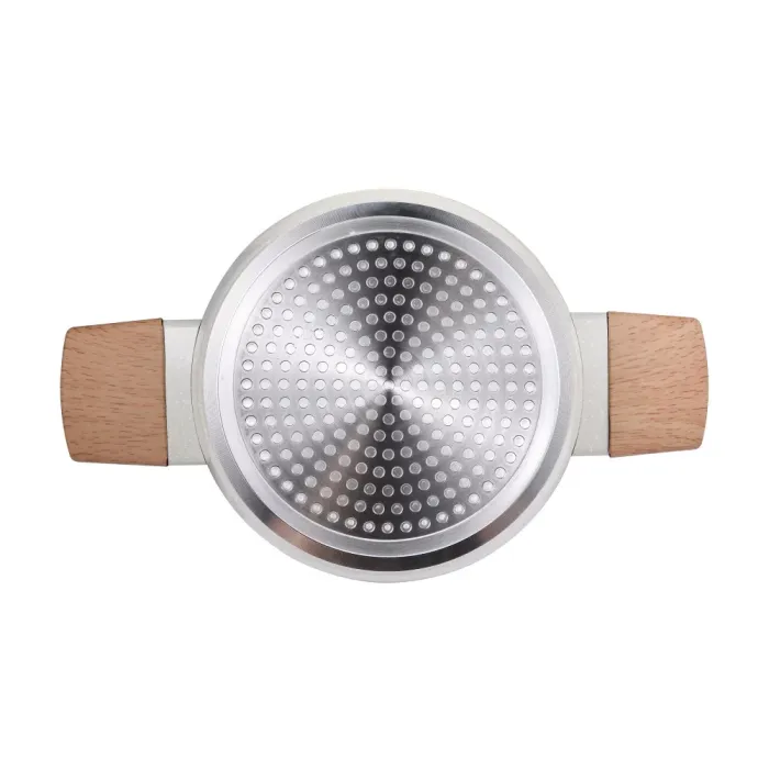 Каструля з кришкою Bergner Naturally 20 см 2.4 л (BG-34745-CR)