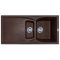 Кухонная мойка Adamant NEW LINE PLUS коричневая 975x495x235 мм, с крылом