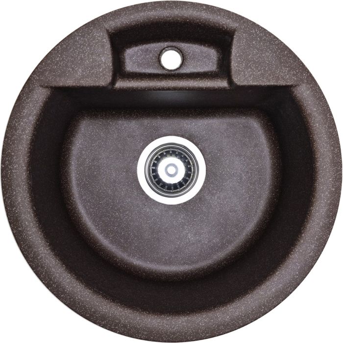 Кухонна мийка Adamant FINE коричнева d 470x190 мм, без крила