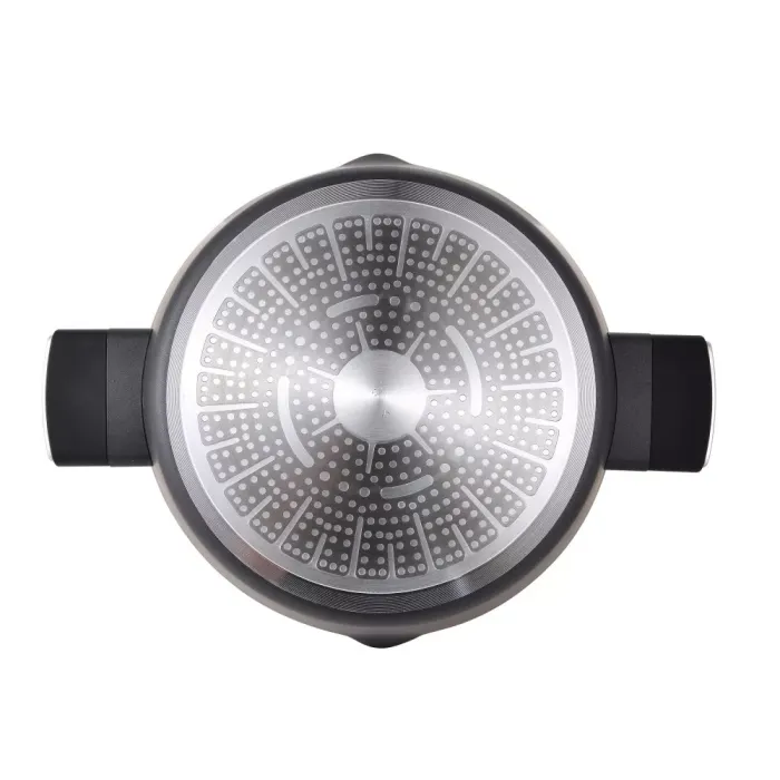 Кастрюля с крышкой Bergner Ion 6 л (BG-35802-BK)