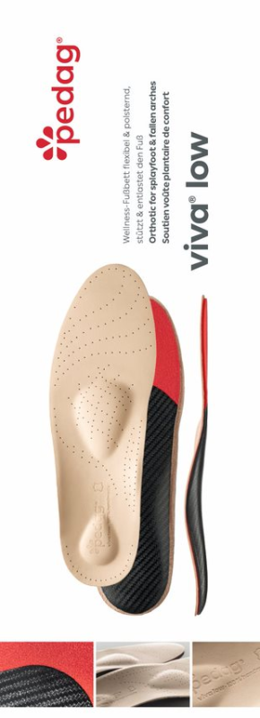 Ортопедичні внутрішні устілки Viva Low Pedag