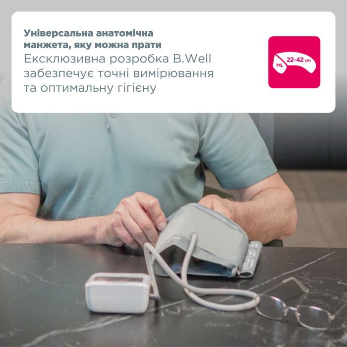 Автоматический тонометр B.Well MED-50 (MED-50/M-L-2651)
