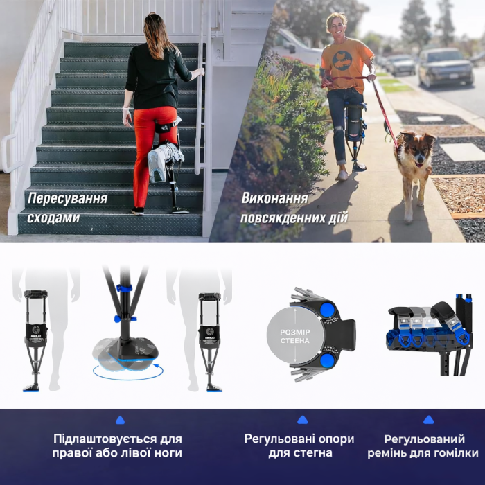 Милиця iWALK 3.0 Hands-Free (HFC30303-6-2664)