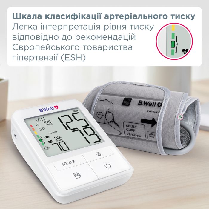Автоматичний тонометр B.Well MED-58 (MED-58-2670)
