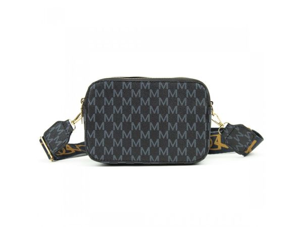 Прямокутне невелике кросбоді еко-шкіра Lilly P2-7057A чорне