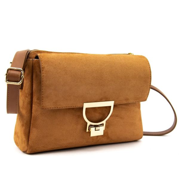 Кросбоді з великим замком Tavinchi CH-027C-Y коричневе
