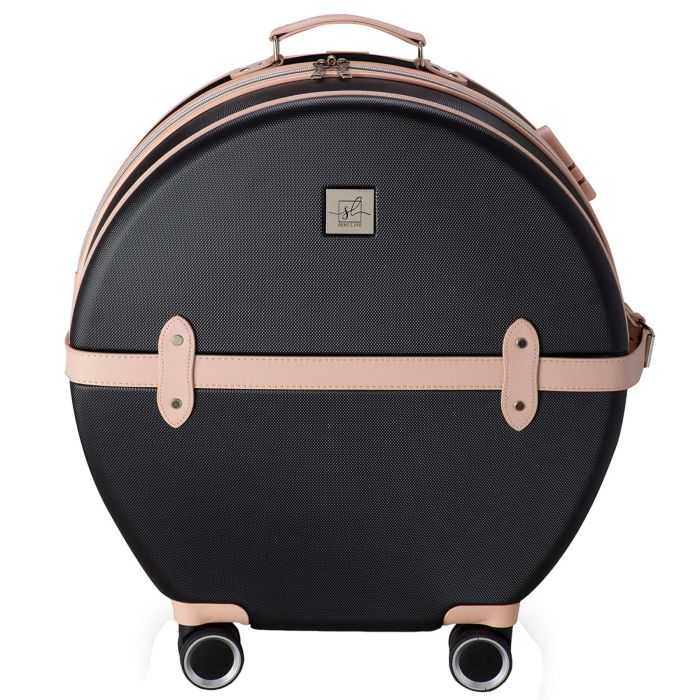 Валіза Semi Line 24" (M) Black/Pink Cream (T5671-3)