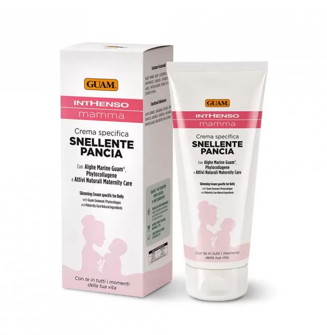 Крем для живота і талії Inthenso Mamma Guam спеціальний 200 мл