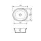 Кухонная мойка Adamant CIRCUM светло-серая 500x425x180 мм, без крыла