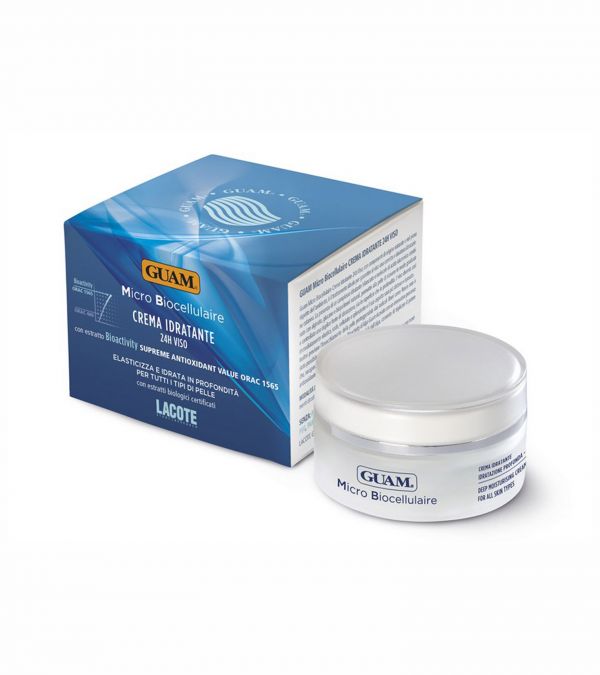 Мікробіоклітинний крем "Інтенсивне зволоження 24 години" Guam 50 мл