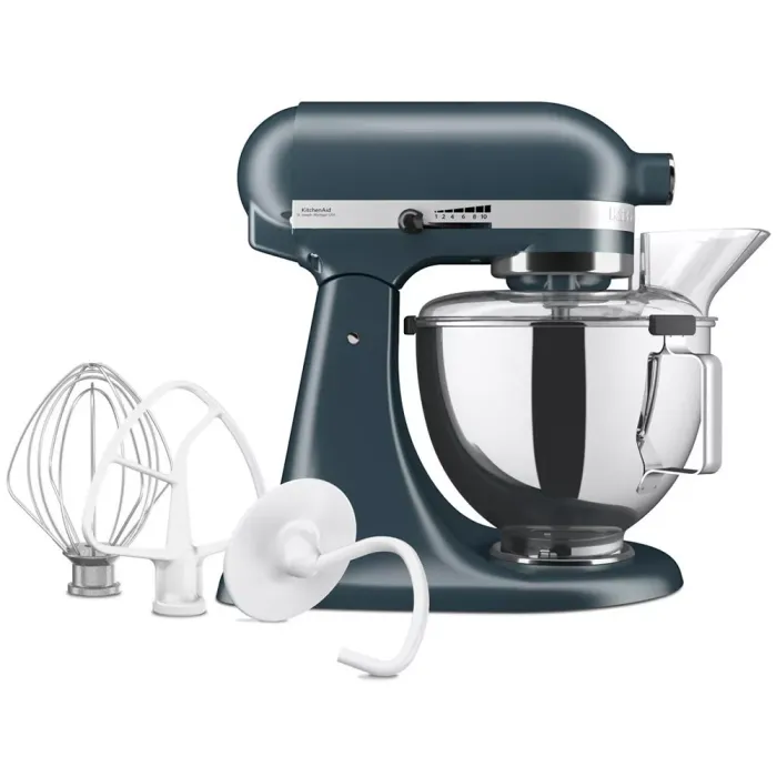 Кухонна машина KitchenAid 4,3 л 5KSM95PSEBS з відкидним блоком, блакитна сталь