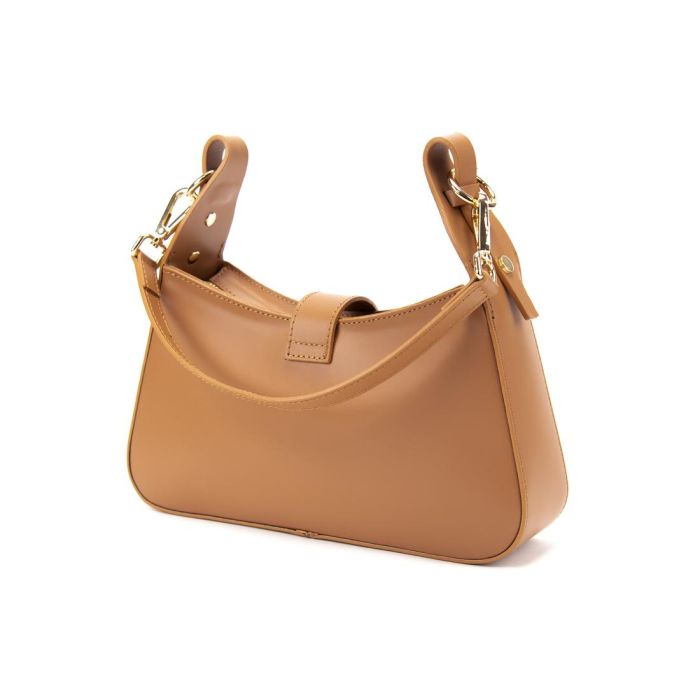 Стильна напівкругла жіноча сумка з широким ременем Firenze Italy F-IT-1016C