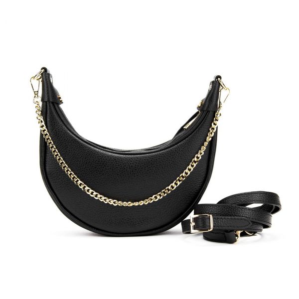 Кросбоді напівкругле з ланцюжком Firenze Italy F-IT-98103A