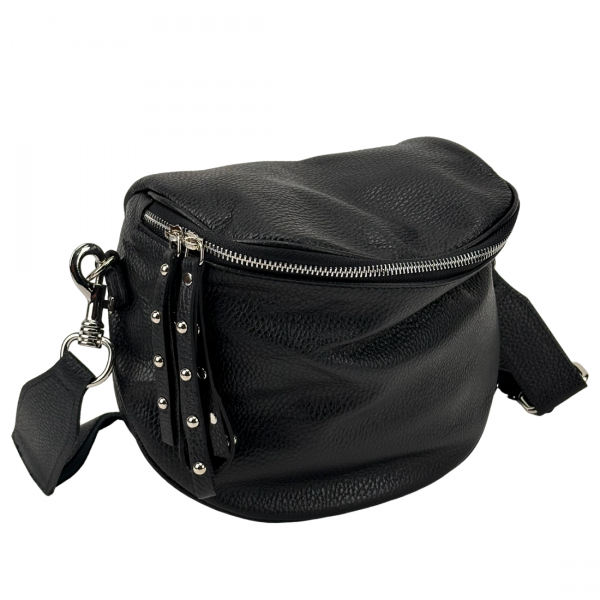 Компактне кросбоді на довгому ремінці Firenze Italy F-IT-9811A чорне