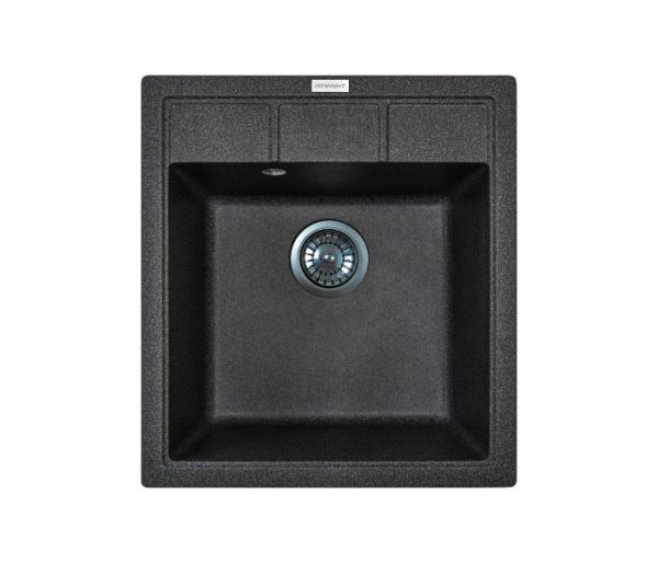 Кухонна мийка Adamant BRICK графіт 460x515x200 мм, без крила