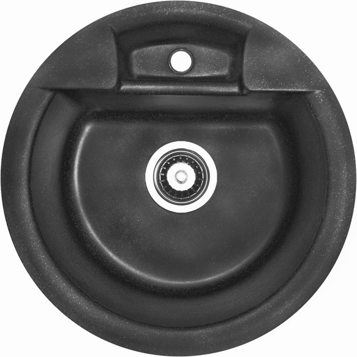 Кухонна мийка Adamant FINE графіт d 470x190 мм, без крила