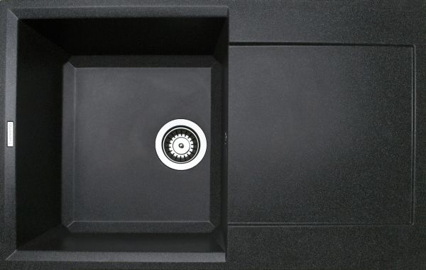 Кухонна мийка Adamant HORIZON графіт 780x495x230 мм, з крилом