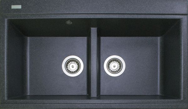 Кухонна мийка Adamant SIMILAR графіт 885x505x230 мм, 2 повнорозмірні чаші