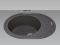 Кухонная мойка Adamant OVUM графит 615x495x200 мм, с крылом