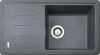 Кухонная мойка Adamant SLIM LONG серая 780x435x200 мм, с крылом