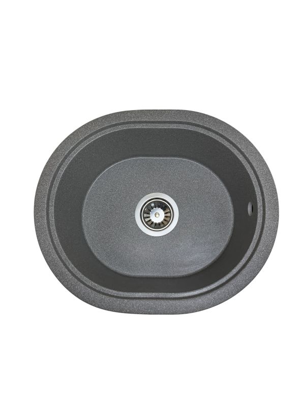 Кухонная мойка Adamant CIRCUM серая 500x425x180 мм, без крыла