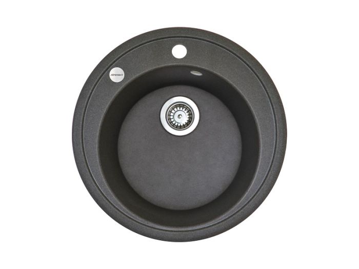 Кухонная мойка Adamant SUN серая d 510x200 мм, без крыла