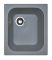 Кухонная мойка Adamant COMPACTA серая 430x500x200 мм, без крыла