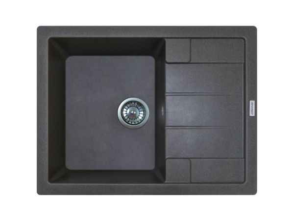 Кухонна мийка Adamant ANILA сіра 775x495x200 мм, з крилом