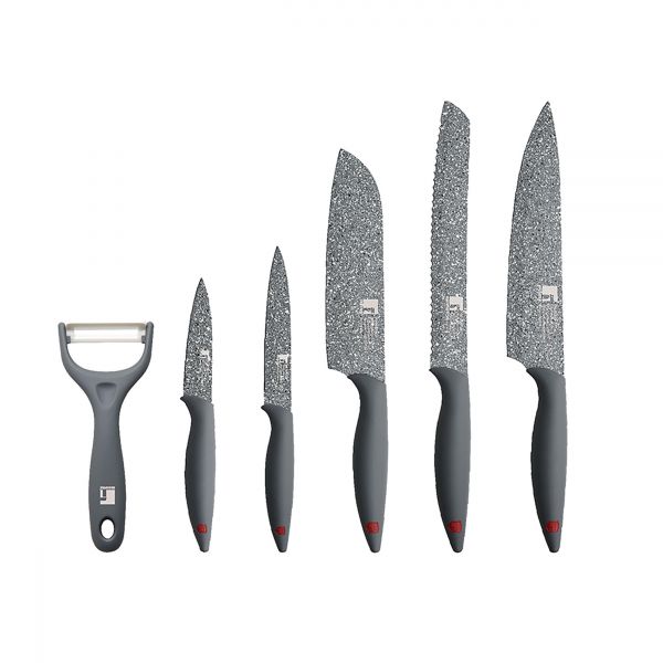 Набір ножів Bergner Star 6 предметів (BG-39325-GY)