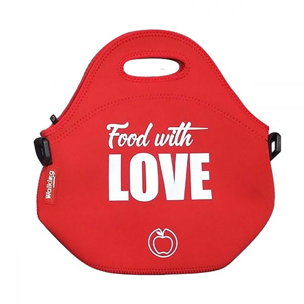 Сумка для обідів Bergner Food with love 30х30х17 см червона (BGEU-2963-6)