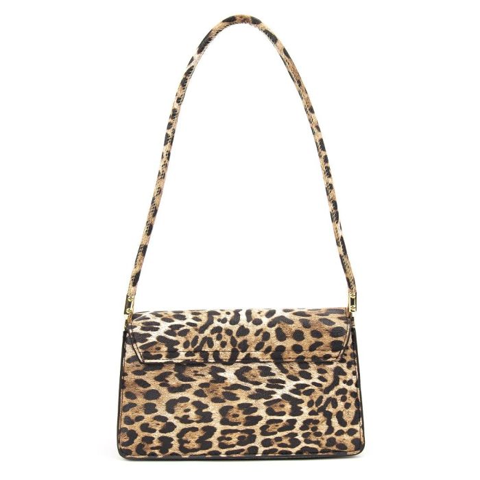 Кросбоди с клапаном из эко-кожи Lilly P2-8208LB коричневая