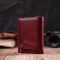 Кожаный женский кошелек с монетницей ST Leather 19492 бордовый