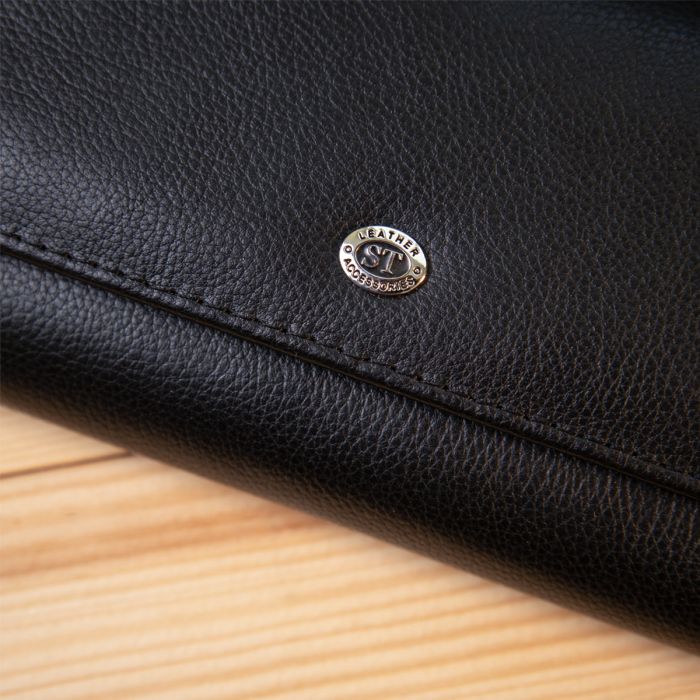 Універсальний жіночий гаманець ST Leather 19388 чорний