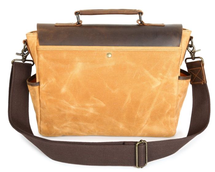 Деловой портфель в сочетании с кожей 20120 Vintage рыжий