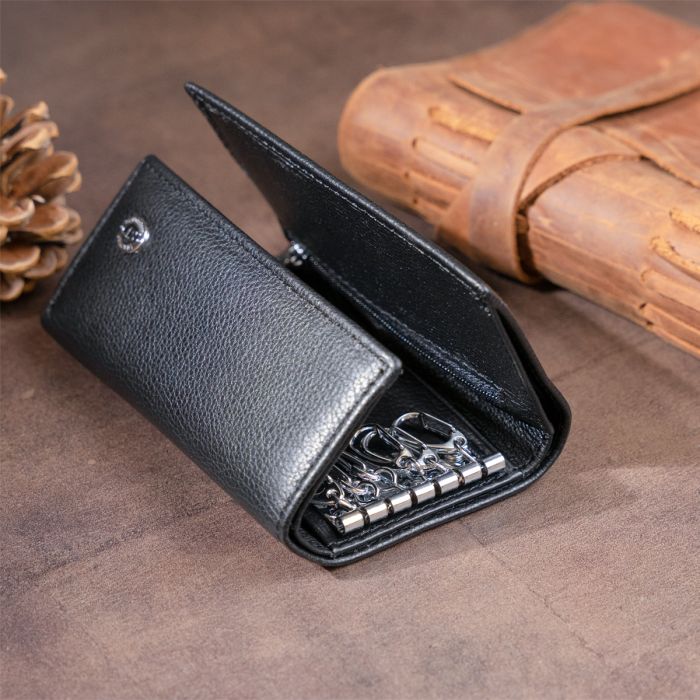 Ключниця-гаманець жіноча ST Leather 19221 чорна