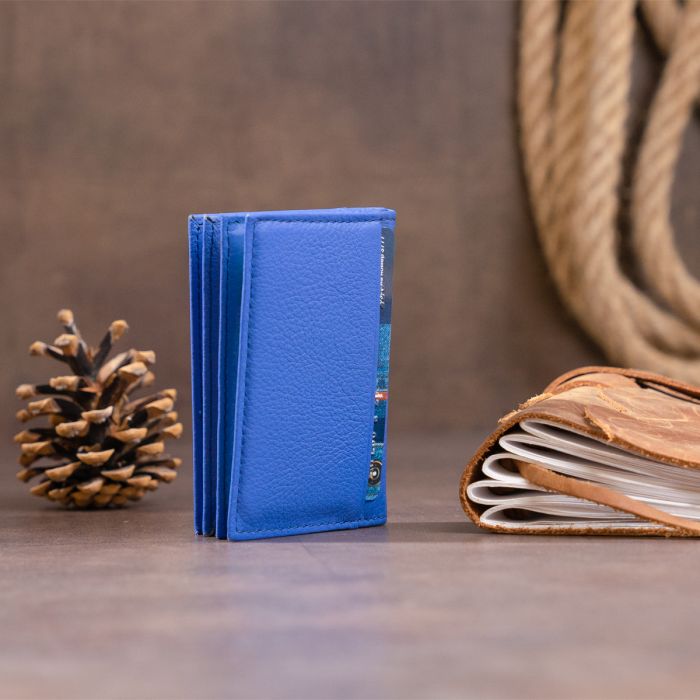 Візитниця-книга ST Leather 19219 синя