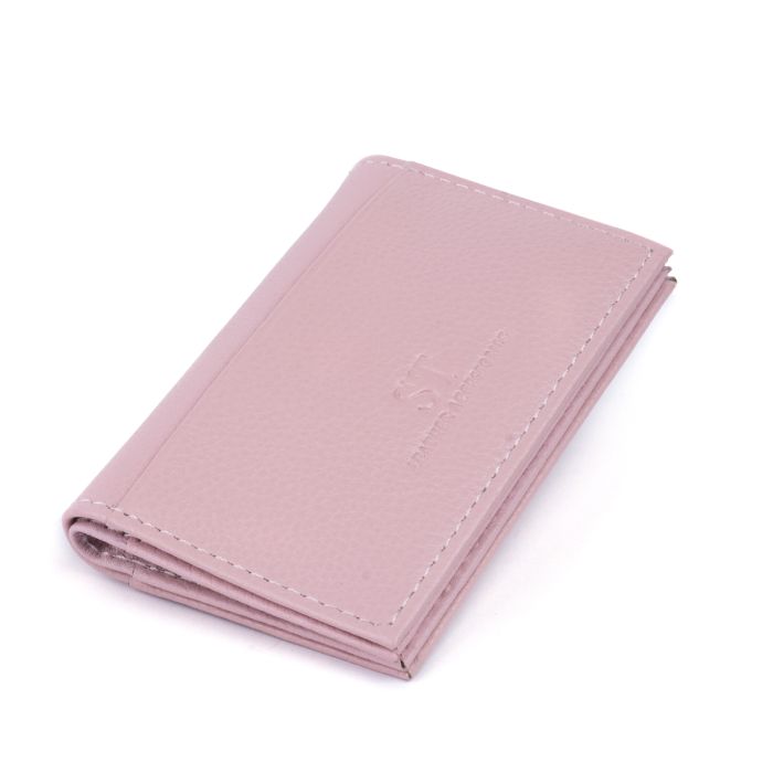 Визитница-книга ST Leather 19220 розовая