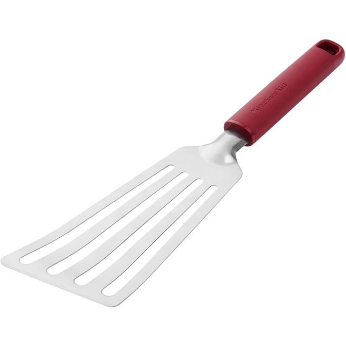 Лопатка з прорізами KitchenAid Classic, 31,5 см, червоний (KHA024OHEREG)