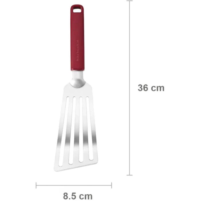 Лопатка з прорізами KitchenAid Classic, 31,5 см, червоний (KHA024OHEREG)